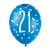 Blue 21st Balloons