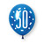 Blue 50th Birthday Balloons