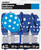 Royal Blue Polka Dot Latex Balloons (30cm) Pack of 6 - Premium Quality