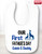 Personalised Boys First Fathers Day Baby Bib