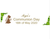 Personalised Communion Leaf Girl Banner