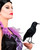 Halloween Crow | Black feathered Crow