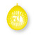 Yellow Happy 70th Birthday Balloons