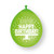 Green Happy Birthday Balloons