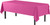 Hot Pink Plastic Re-usable Tablecover