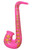 Pink Inflatable Saxophone