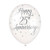 White 25th Anniversary Balloons