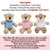 Personalised Large Communion Boy Teddy - Personalised Information guide