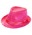 Neon Pink Fedora Hat | Fancy Dress Hats