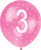 3rd Birthday Balloons - Pack of 5