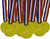 Stunning Gold Winner Medals - Pack of 24 - Premium Quality and Perfect Design for Sports, Competitions, and Recognition Events