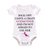 Personalised Pink Back Off Baby Vest