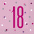 Pink Dot Glitz 18th Napkins