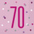 Pink Dot Glitz 70th Napkins