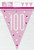 Pink Glitz 100th Bunting
