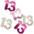 Pink Glitz 13th Confetti