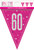Pink Glitz 60th Bunting