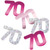 Pink Glitz 70th Confetti