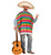 Colourful Mexican poncho