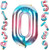 Rainbow Number 0 Balloon