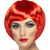Red Short Bob Wig with Fringe | Ladies Fancy Dress Wig | Ladies Halloween Wig