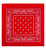 RED BANDANA - 55x55 cm - 100% cotton