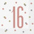 Rose Gold 16th Napkins