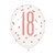 Rose Gold 18th Balloons