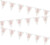 Stunning Rose Gold 30th Birthday Glitz Prismatic Flag Banner (274cm) - Perfect Celebration Decor for Birthday, Anniversary, & More