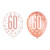 Rose Gold 60th Birthday Balloons