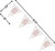 Stunning Rose Gold 80th Birthday Glitz Prismatic Flag Banner Size Guide - (274cm)