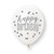 White Rose Gold Birthday Balloon