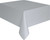 Silver Plastic Tablecover