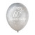 Silver 60th Anniversary Balloons