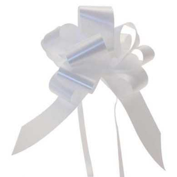 White Pull Bow Ribbon