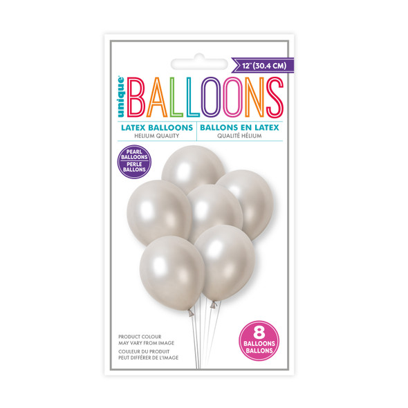 Shimmering Silver Balloon Pack