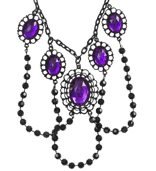 Gothic Purple Choker