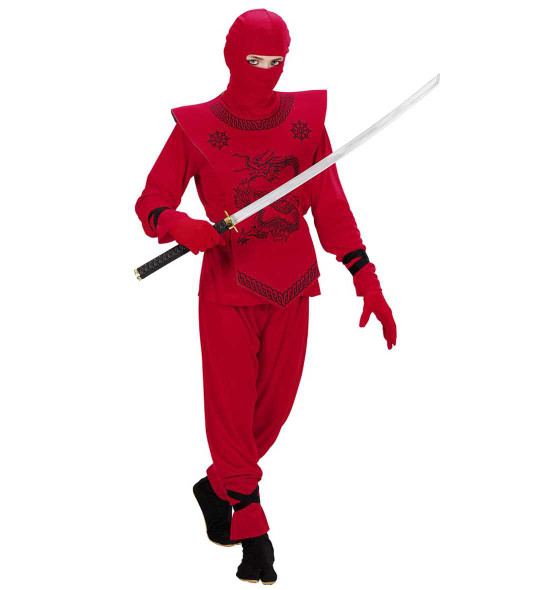 Kids Red Ninja Costume