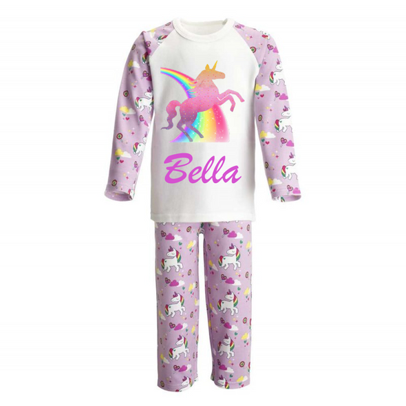 Personalised Sparkle Like A Unicorn Pjs