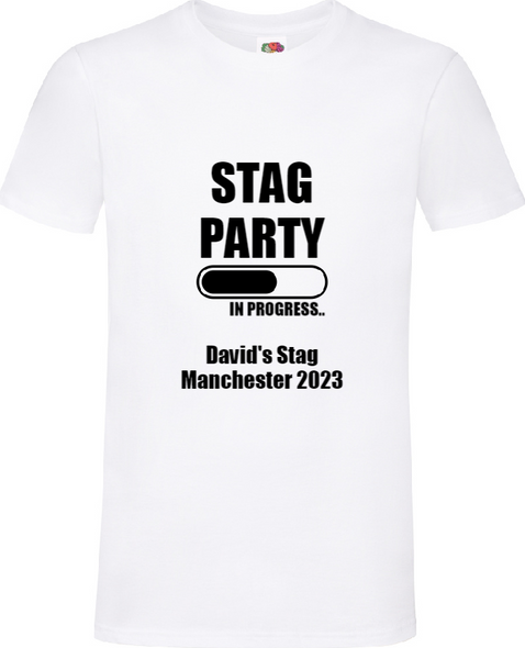 Personalised Stags On Tour T-Shirt