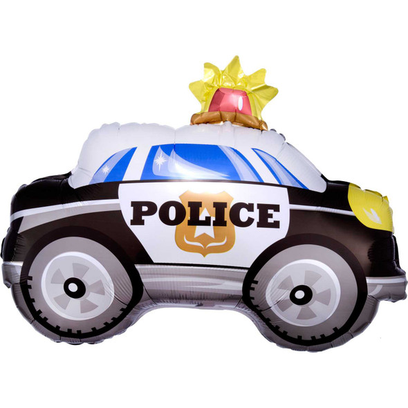 Police Car Supershape Foil Balloon
