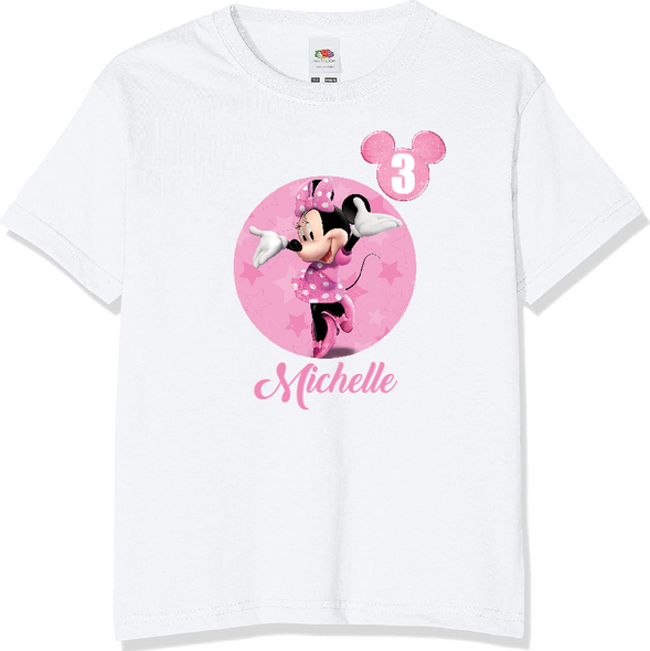 Personalised Girl Mouse T-shirt