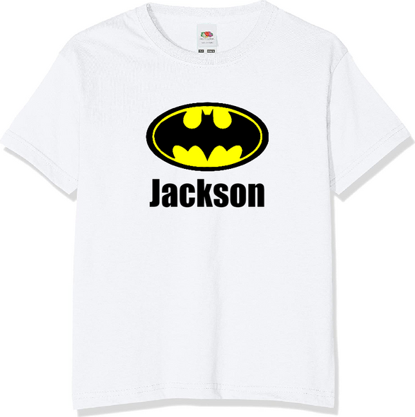 Personalised Dark Bat T-shirt