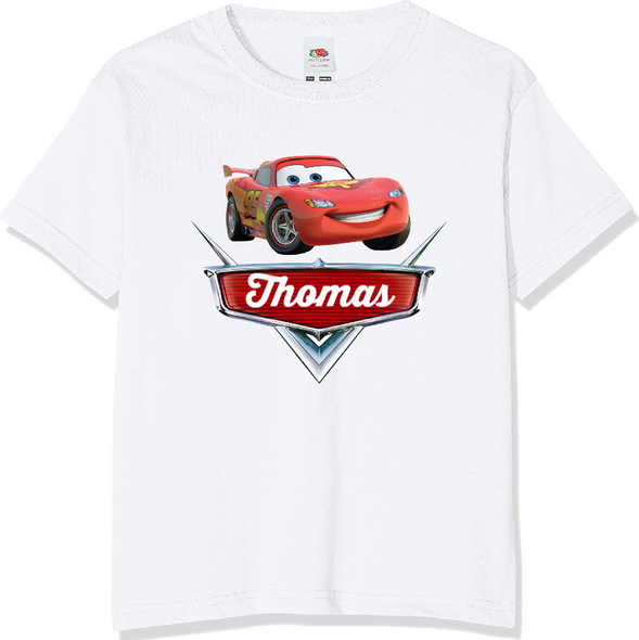 Personalised Cars T-shirt