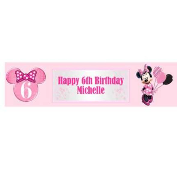 Personalised Girl Mouse Bowtique Banner