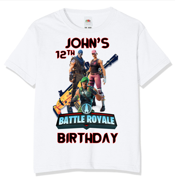 Personalised Battle Royale T-Shirt