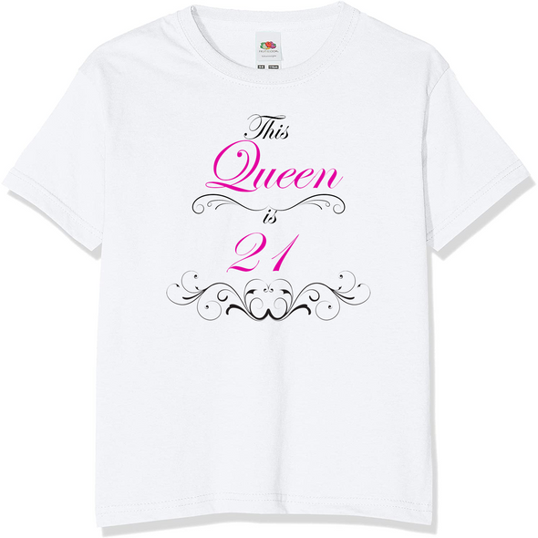 This Queen is 21 Birthday T-Shirt