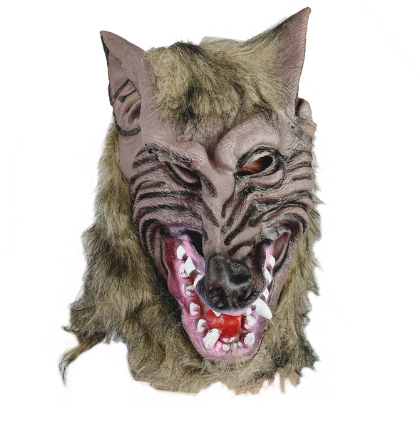 Dark Brown Wolf Mask