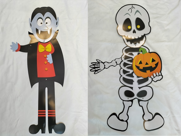 Halloween Hanging Jointed Characters