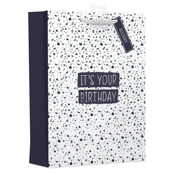 Terrazzo Text Extra Large Gift Bag